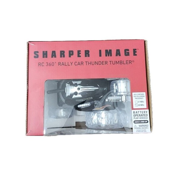 Sharper Image Thunder Tumbler Remote Control 360 Degree Spinning Car Black NEW - Picture 4 of 6